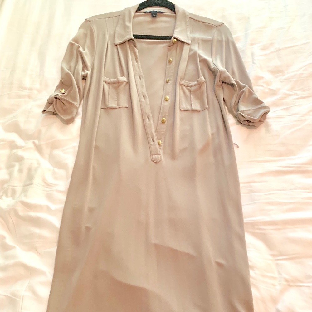 Banana Republic Button Military Dress